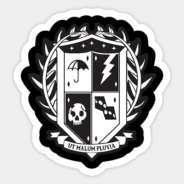 Umbrella Academy Crest Sticker by stickerfule